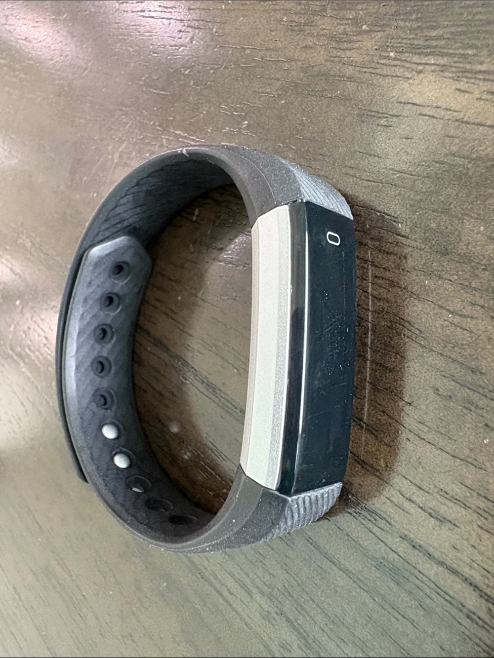 Black Fitness Tracker with Interchangeable Pink Accent Bands